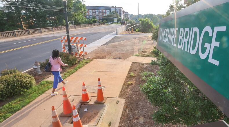 Cheshire Bridge Road has reopened, officials announced Wednesday, after a fire in December.