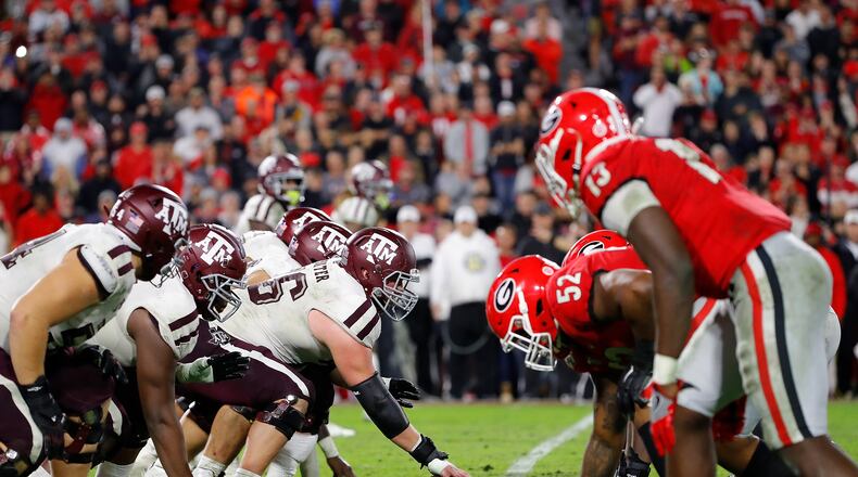 Georgia and Texas A&M, who haven't met since this 2019 clash in Sanford Stadium are two of the top three ranked teams in this week's AJC SEC Power Poll.