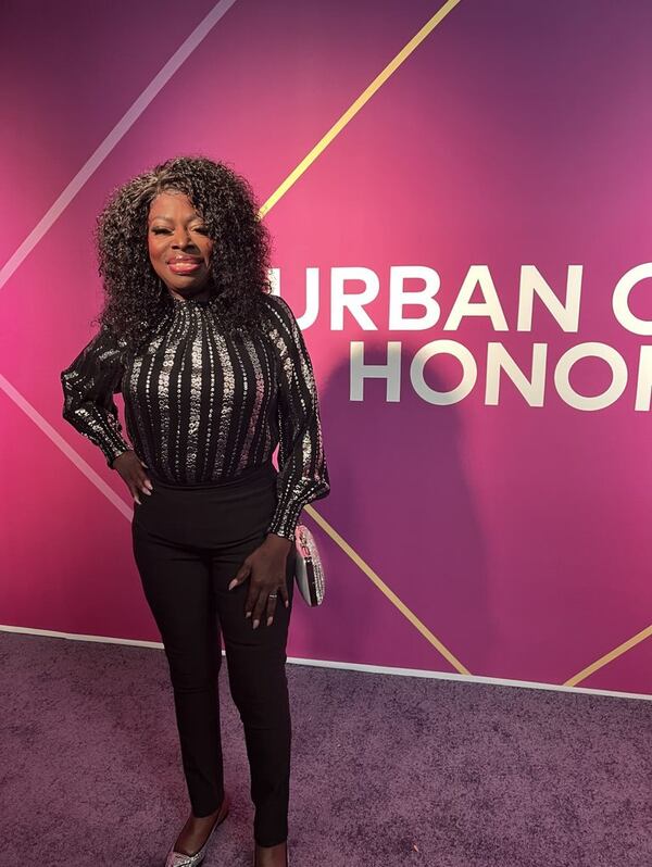 Angie Stone at the Urban One Honors red carpet (AJC 2022)