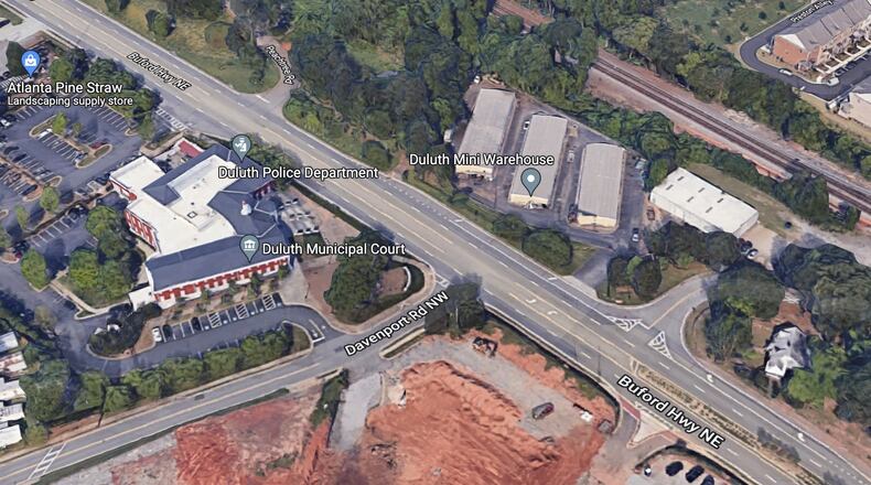 Duluth has entered into an agreement to purchase the Duluth Mini Warehouse at 3271 Buford Highway. (Google Maps)