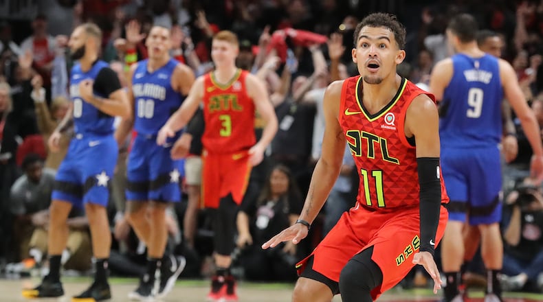 Hawks guard Trae Young.