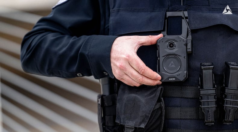 Suwanee recently approved a contract to purchase of body cameras, dash cameras and tasers. (Courtesy Axon Enterprises)