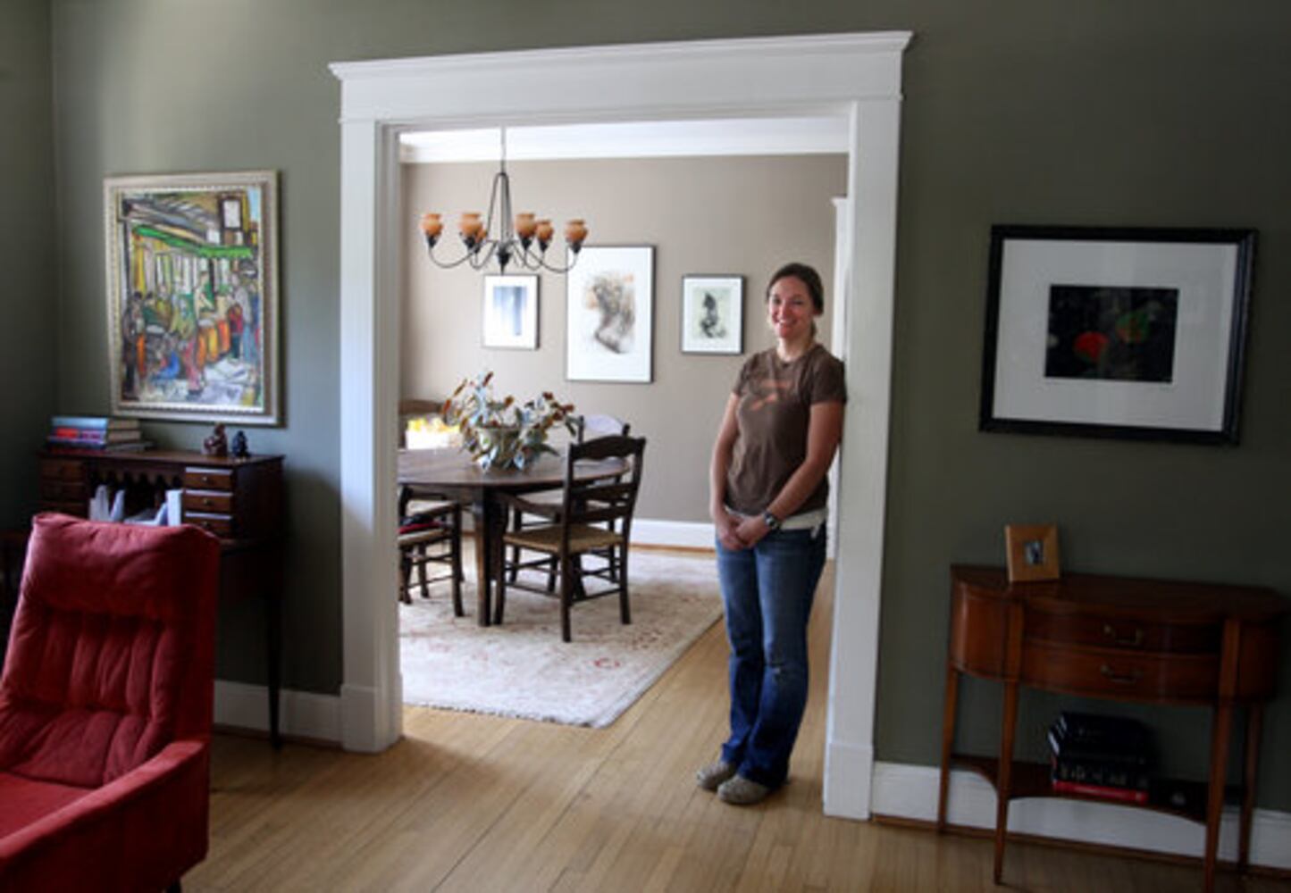 The Allins' remodeled house