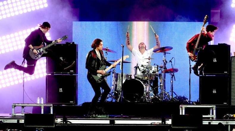 The Australian band 5 Seconds of Summer notched their third straight No. 1 album in the United States.