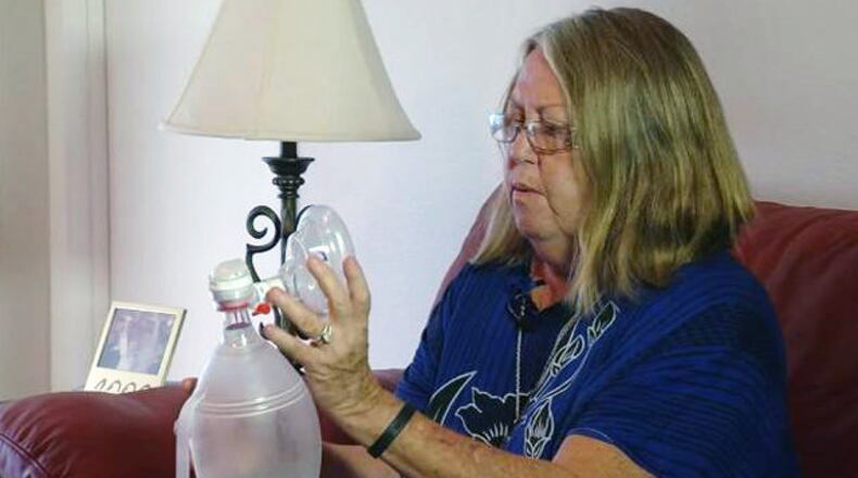 Debbie Taylor is grateful for the doctors aboard her flight that helped save her life. (Photo: WFTV.com)