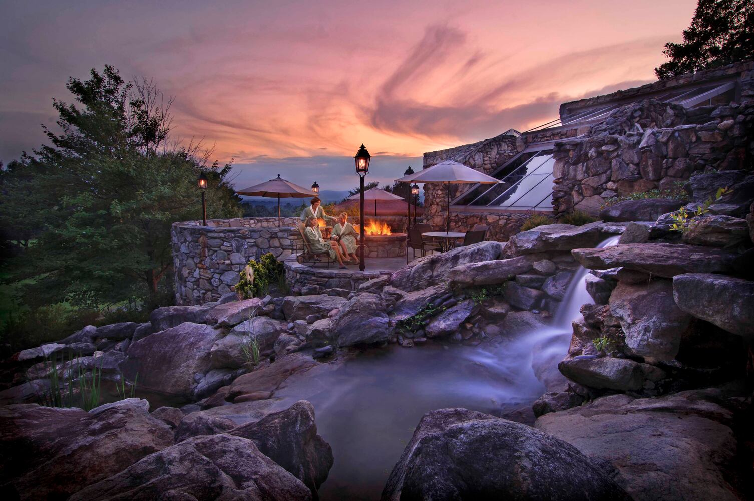 Firepit at The Spa