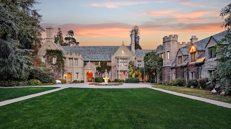 The Playboy Mansion Holmby Hills residence was built for department store scion Arthur Letts Jr. in 1927 and later acquired by Playboy in 1971. As part of any sale, Hefner will be allowed to remain in residence for the remainder of his life. The Gothic Tudor-style estate has about 20,000 square feet of space with 29 rooms including two kitchens, a wine cellar and a screening room. A resort-style swimming pool, a tennis court, a four-bedroom guesthouse, aviaries and arboretums make up grounds of more than an acre. (Jim Bartsch)