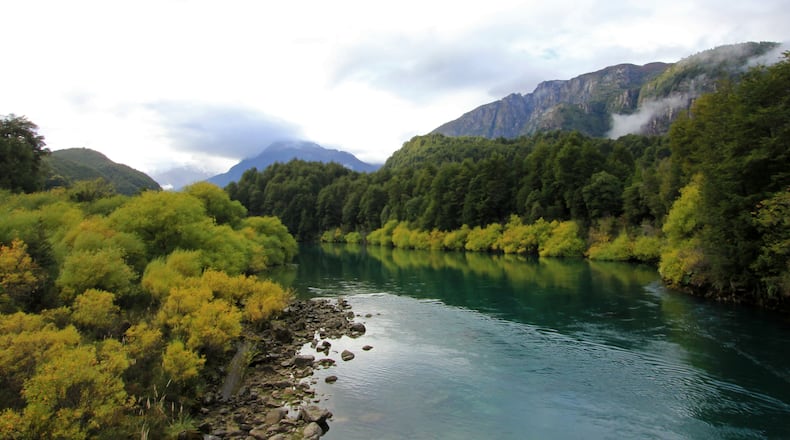 The Futaleufu River is well known for white-water rafting in Patagonia, southern Chile. (Martin Schneiter/Dreamstime/TNS)