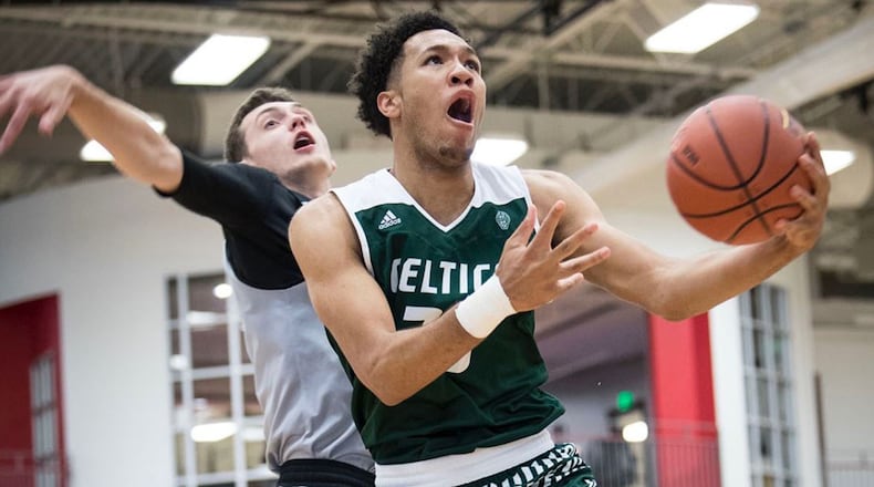 Wheeler High basketball standout E.J. Montgomery has de-committed to Auburn. (Adidas via 247Sports)