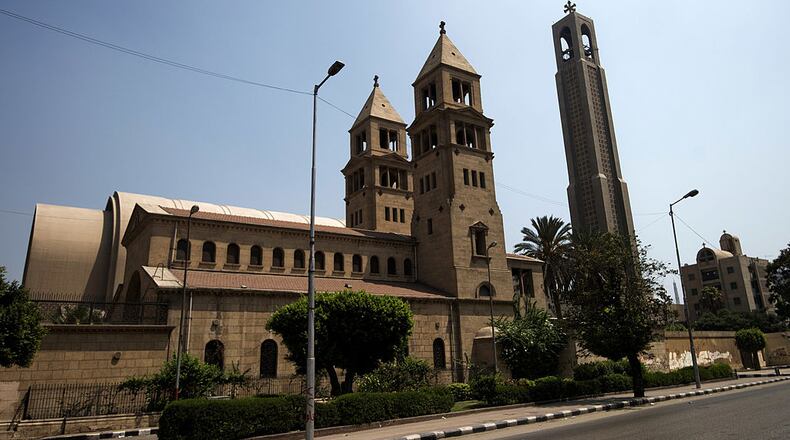 This 2013 photo shows St. Mark's Coptic Orthodox Cathedral in the Abbassia, a central neighborhood of Cairo, Egypt. Egypt's Christians have been the target of Islamic extremists for years.