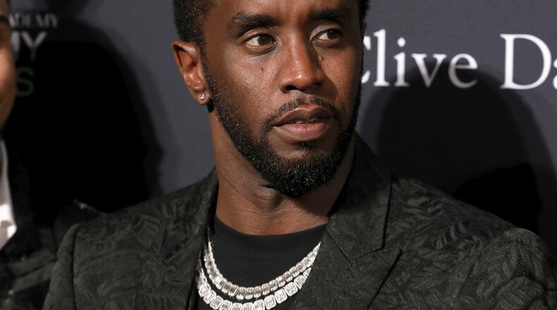 FILE - Sean Combs arrives at the Pre-Grammy Gala And Salute To Industry Icons at the Beverly Hilton Hotel, Jan. 25, 2020, in Beverly Hills, Calif. (Photo by Mark Von Holden/Invision/AP, File)