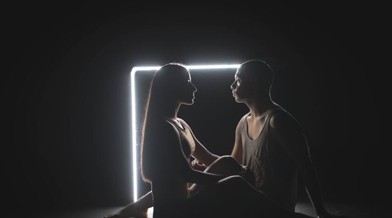 Christina J. Massad and Nicholas Goodly in Fly on a Wall's "Tile." Photo by Darvensky Louis