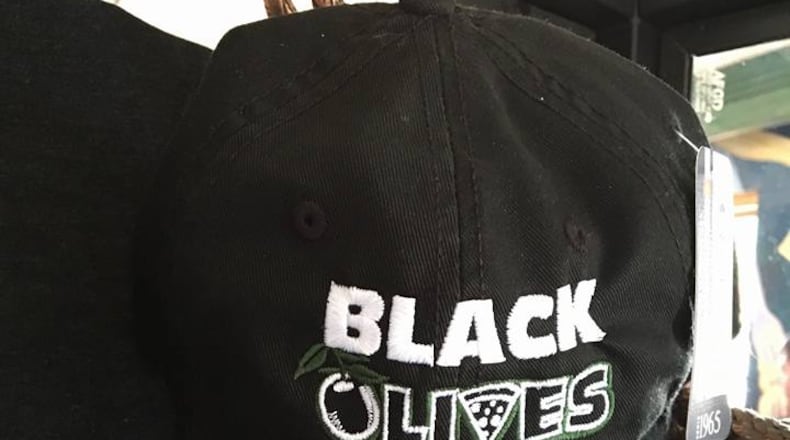 Paisano's, an Italian restaurant in Albuquerque, New Mex., has earned raves and rage with its "Black Olives Matter" merchandise.
