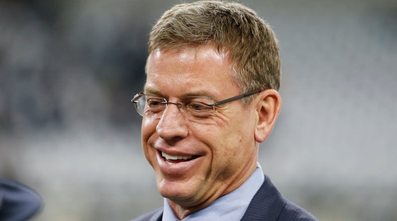 Troy Aikman, an analyst for Fox, won three Super Bowls with the Cowboys.