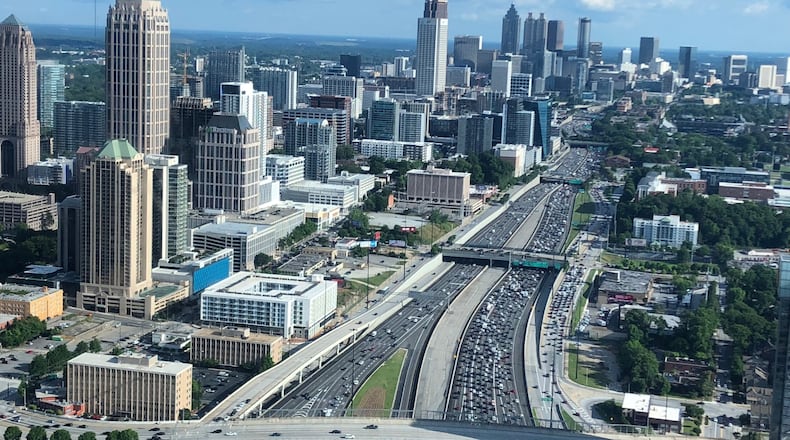The long-sought vision of a park over the Downtown Connector in Atlanta advanced this week with the City Council’s creation of a special tax district to help pay for the massive redevelopment project. (Courtesy of Doug Turnbull)