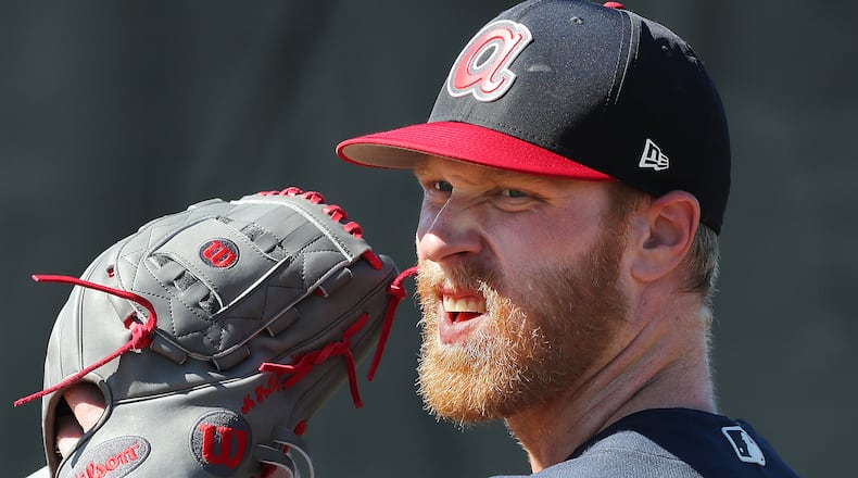 Braves pitcher Mike Foltynewicz will face the Phillies on Friday at SunTrust Park. Curtis Compton/ccompton@ajc.com