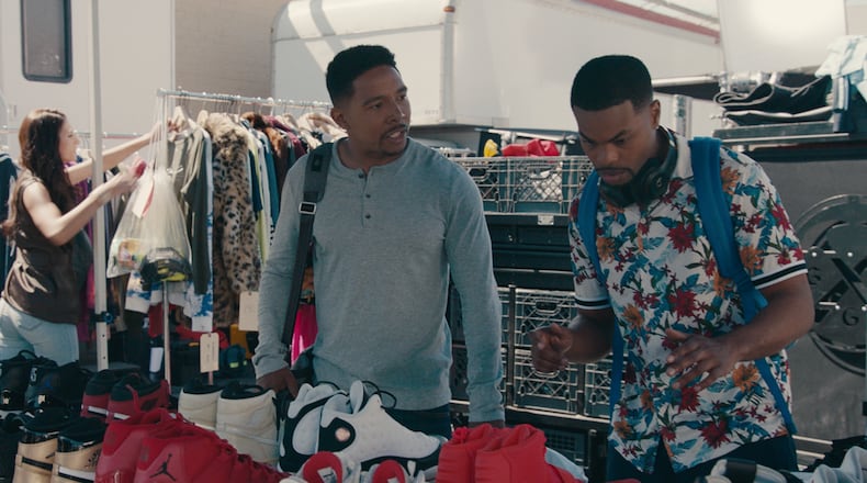 "Sneakerheads" stars Allen Maldonado as Devin and Andrew Bachelor as Bobby in episode No. 2 of the Netflix series. Credit: Netflix
