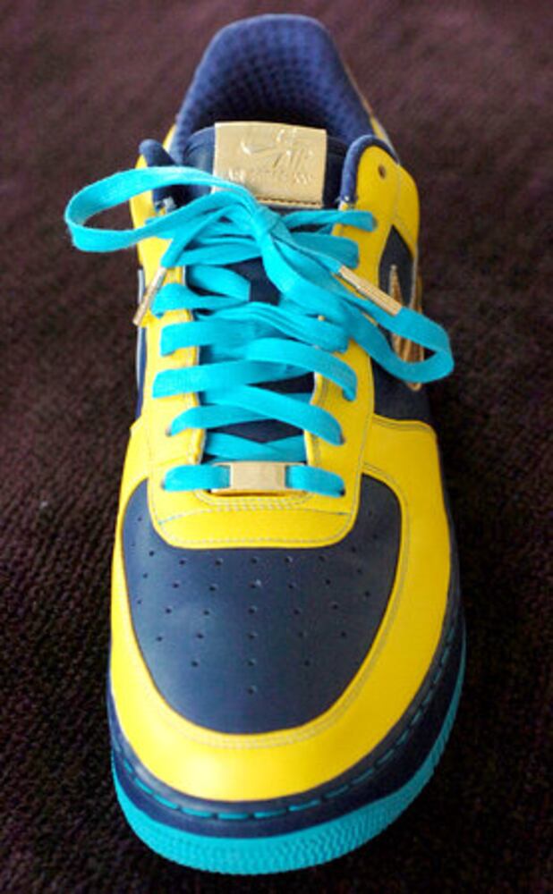 The shoe collection of Hawk's Josh Childress