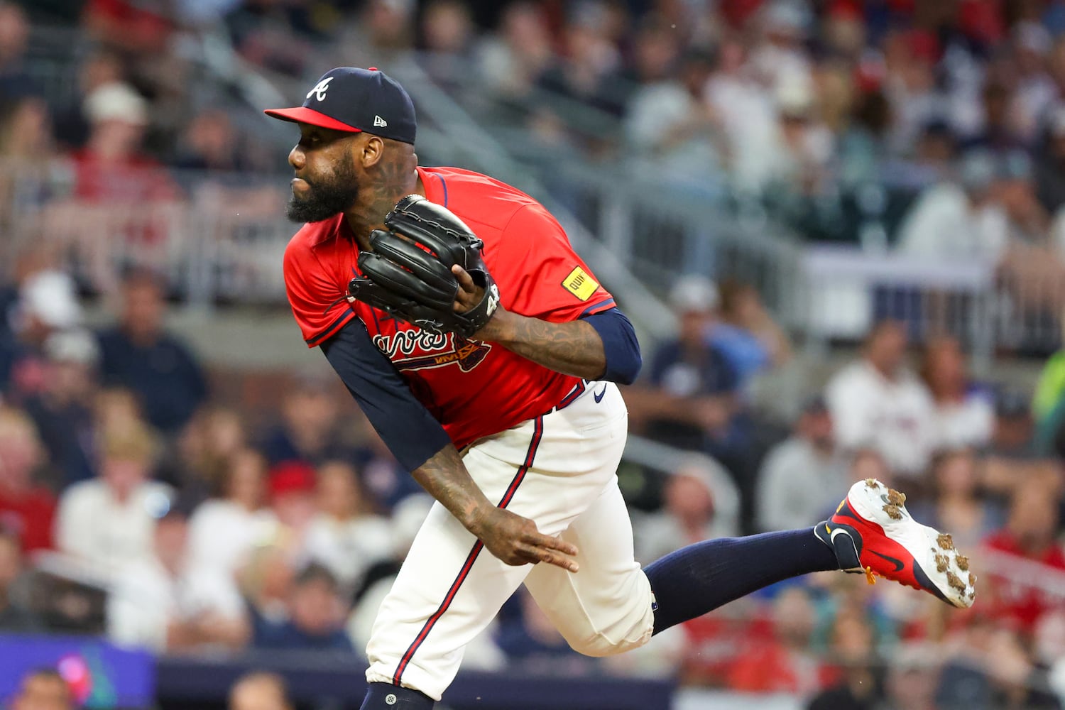 Photos from Braves-Red Sox game 