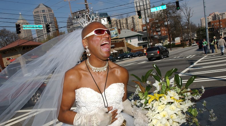 Bob Jamerson — aka Baton Bob — is no stranger to wedding apparel. Now he wants to be a wedding planner. AJC FILE PHOTO