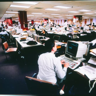 In 1993, Atlanta had two city papers, The Atlanta Journal and the Atlanta Constitution. The newsrooms merged years earlier, but they didn't become The Atlanta Journal-Constitution until 2001. (AJC 1993)