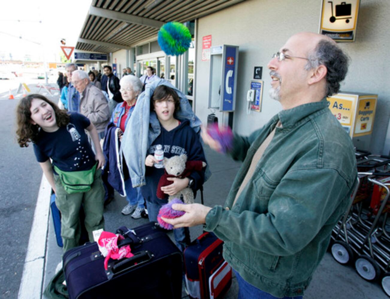 It's busy everywhere: Scenes from the nation's airports
