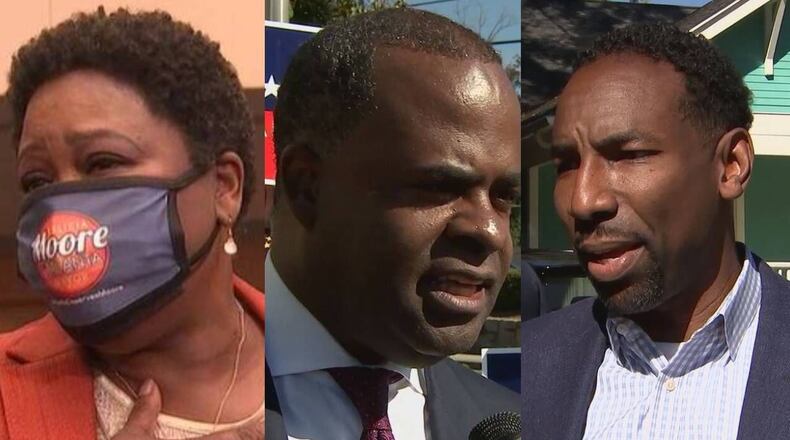 Felicia Moore advances to runoff; Reed, Dickens neck-and-neck in Atlanta mayoral race
