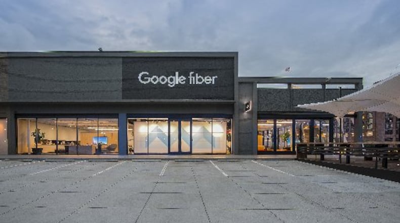 Hundreds of workers have been transferred from Alphabet’s Google Fiber division, but Atlanta rollout of the 1-gig high-speed Internet service still on target, a company spokesman said Wednesday.