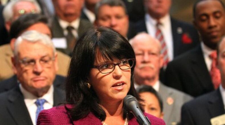 Jackie Gingrich Cushman applied to be U.S. Senator.