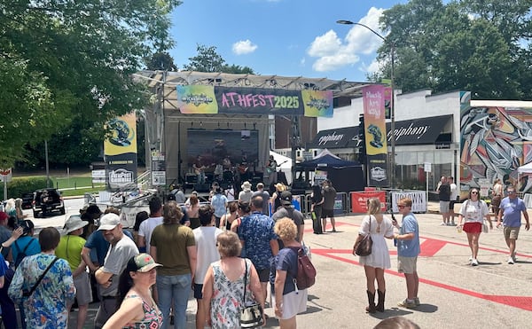 Athfest returns to Athens in June, with three days of live music, an artist market and a club crawl of music venues and clubs. (Fletcher Page/AJC 2025)