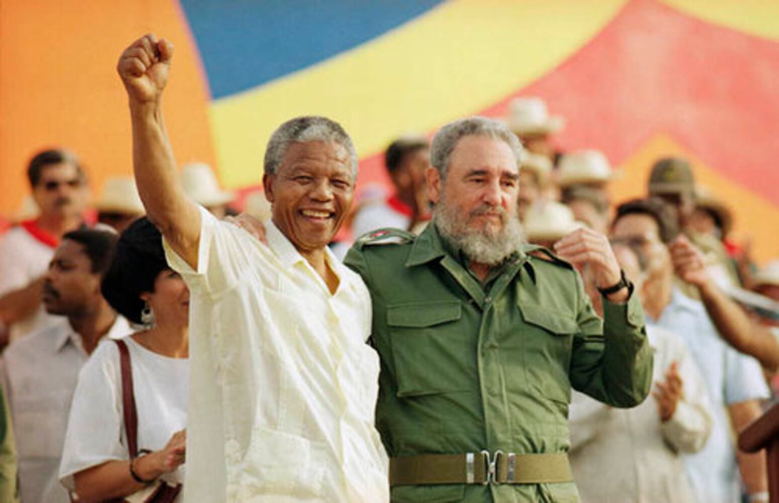Nelson Mandela celebrates his 90th birthday