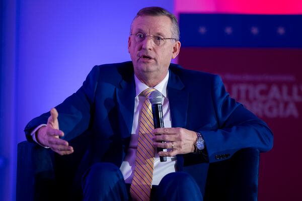 Veterans Affairs Secretary Doug Collins participated in a "Politically Georgia" podcast event in Washington earlier this year.