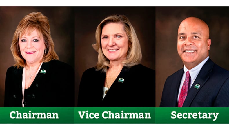 The Forsyth County Board of Commissioners elected Cindy Jones Mills, chairman; Molly Cooper, vice chairman; and Alfred John, secretary.
