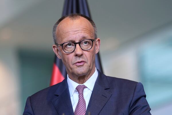 Germany Chancellor Friedrich Merz will meet with President Donald Trump in Washington today.