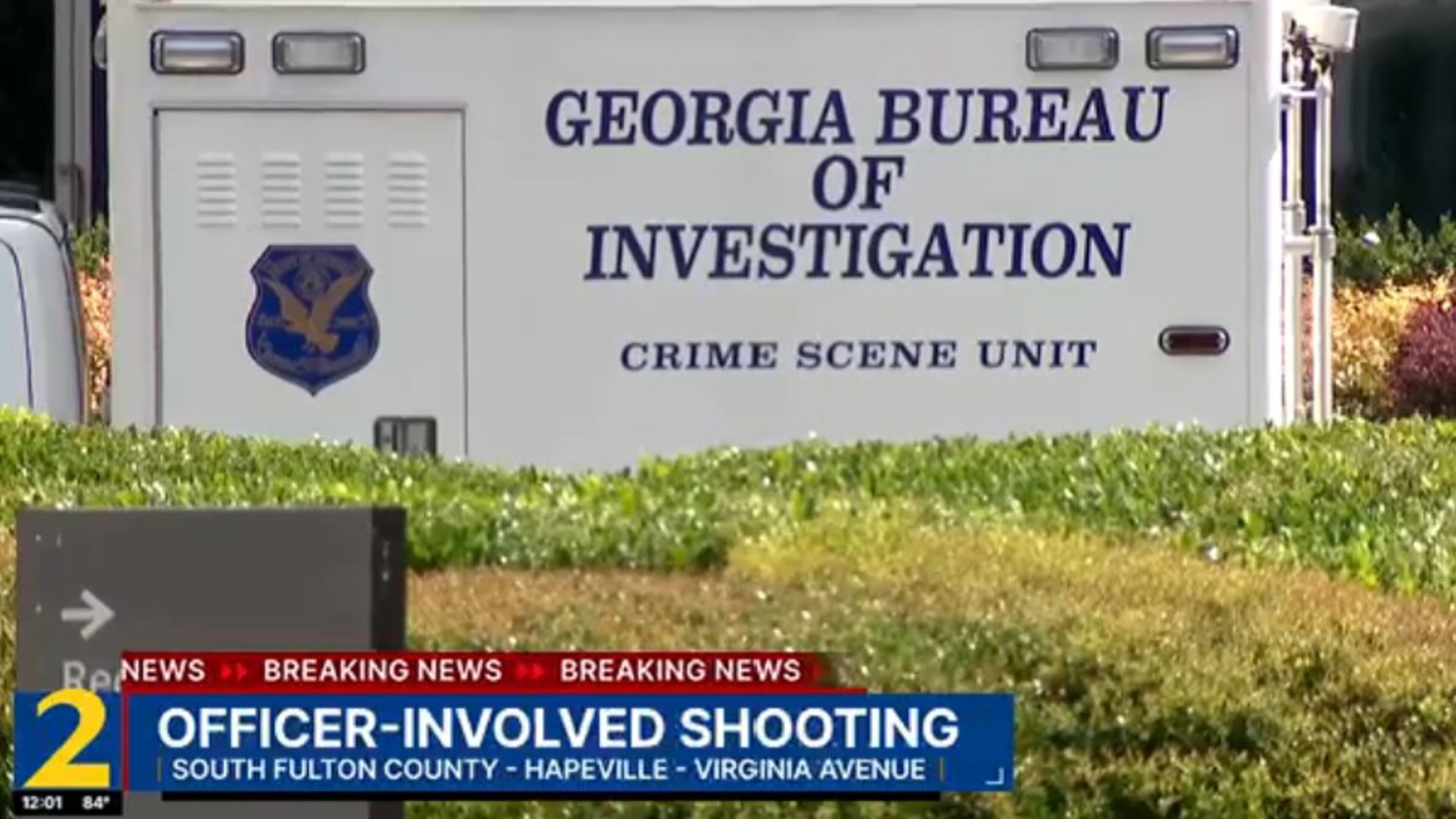 The officer-involved shooting happened at the Hilton Atlanta Airport hotel near Hartsfield-Jackson Atlanta International Airport early Saturday morning. (Channel 2 Action News)