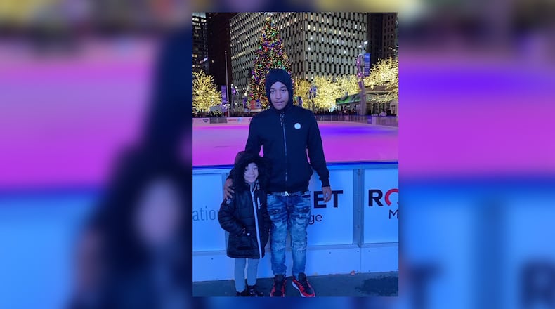 Shawn Gray (right) with his daughter.