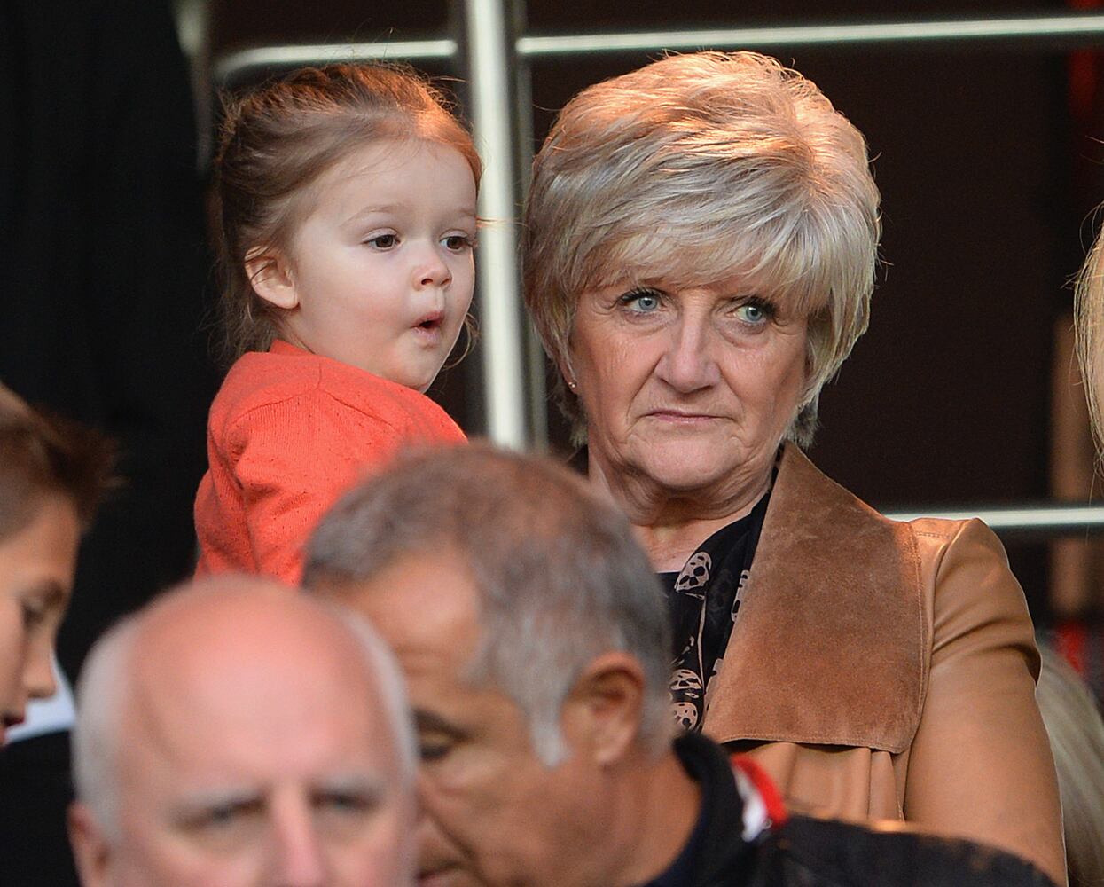 David and Victoria Beckham's daughter Harper.