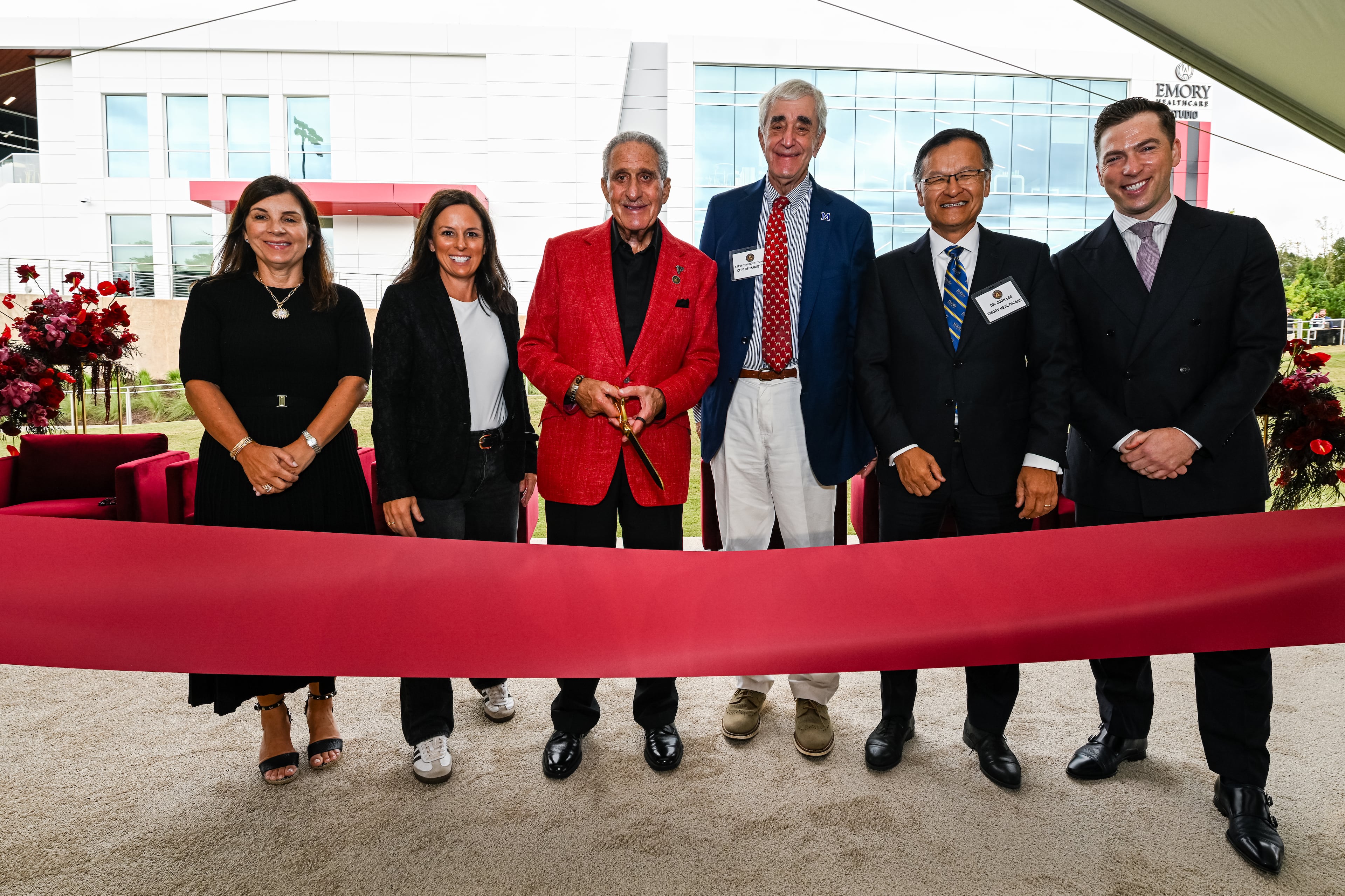 A scene from the Opening Ceremony of the Emory Healthcare Studio at Children’s Healthcare of Atlanta Training Ground in Marietta, Ga. On Tuesday, Sept. 30, 2025. (Photo by Julian Alexander/Atlanta United)