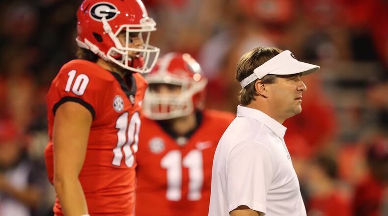 Kirby Smart’s Georgia Bulldogs are among the undefeated so far this season.