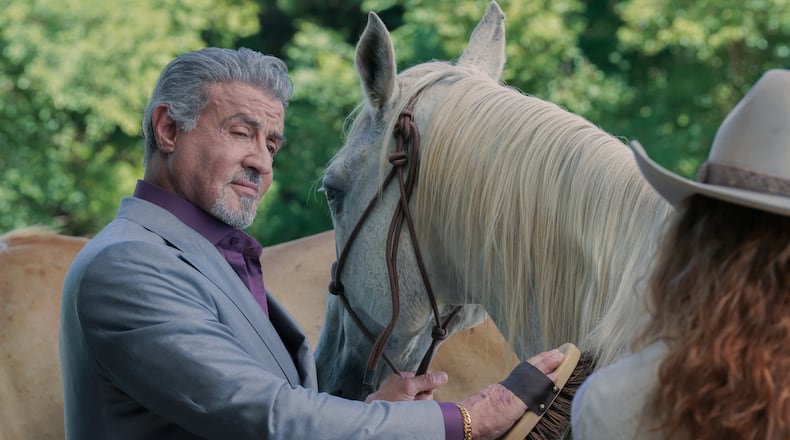 Sylvester Stallone as Dwight "The General" Manfredi of the Paramount+ original series TULSA KING. Photo Cr: Brian Douglas/Paramount+. © 2022 Viacom International Inc. All Rights Reserved.