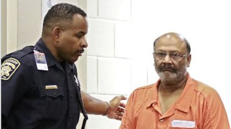 Dr. Narendra Nagareddy was granted bond by Clayton Superior Court Judge Matthew Simmons during a hearing Monday. BOB ANDRES / BANDRES@AJC.COM