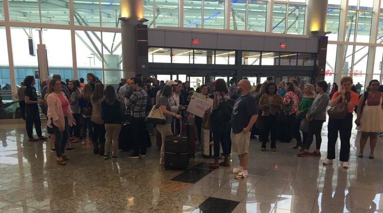 Atlanta police are investigating an "area of concern" at Hartsfield-Jackson International Airport. (Credit: Channel 2 Action News)