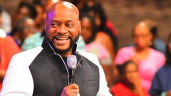 the late Bishop Eddie L. Long during a service at New Birth Missionary Baptist Church. Source: New Birth Missionary Baptist Church Facebook page