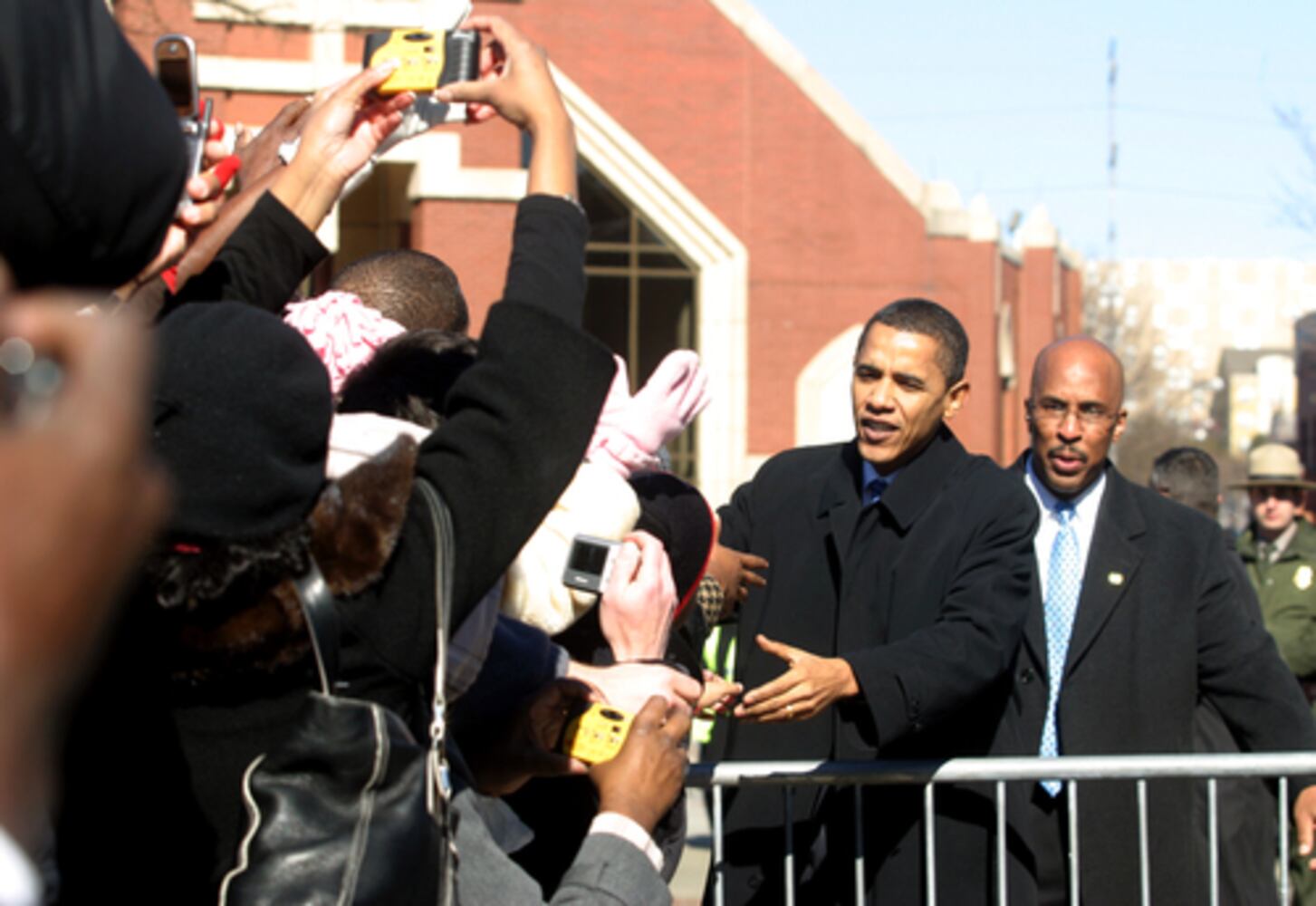 Sen. Barack Obama visits Ebenezer