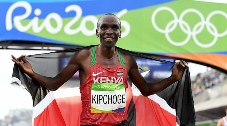 Eliud Kipchoge of Kenya came very close to running a marathon in under two hours on Saturday.