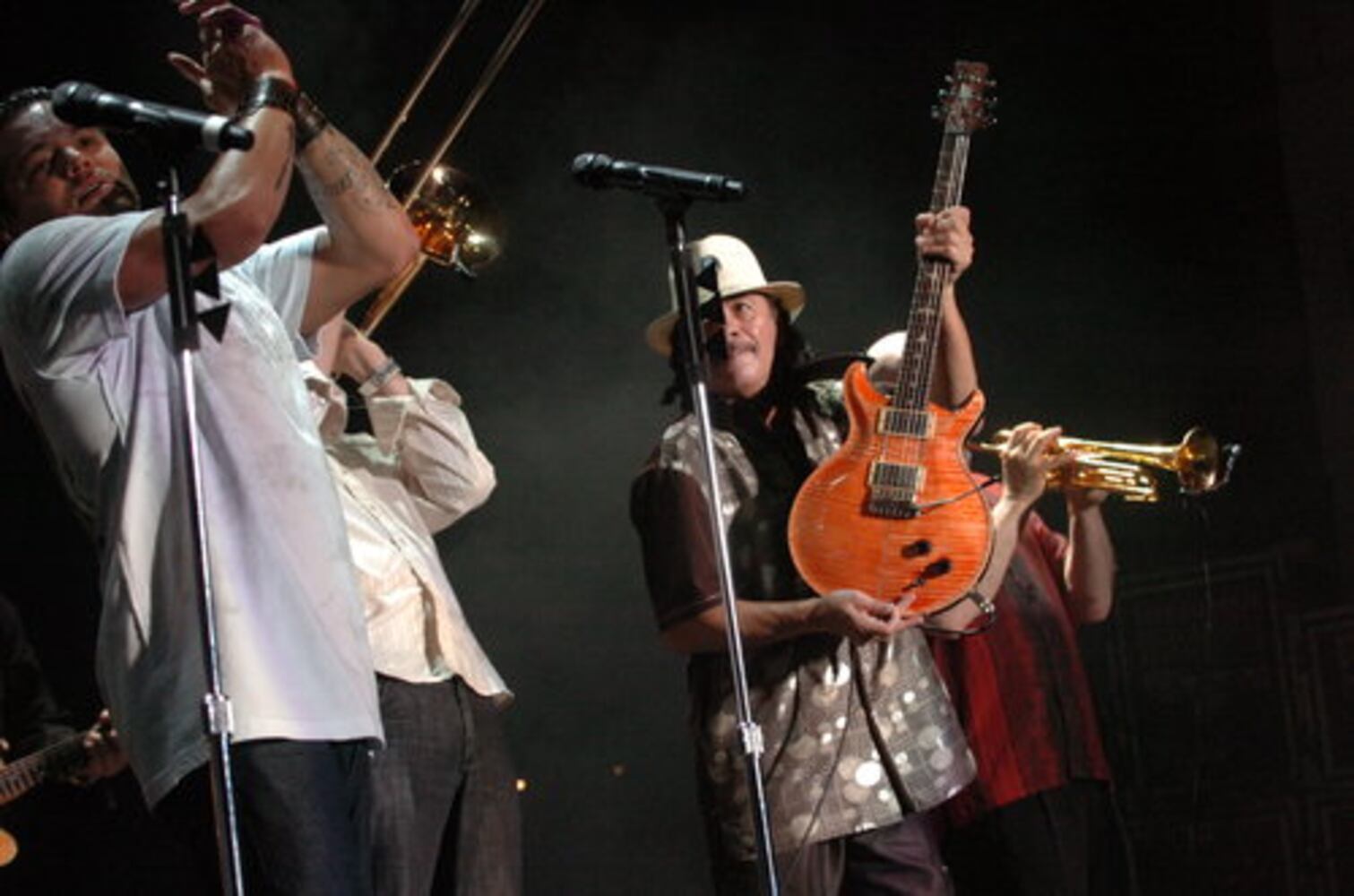 Santana and Winwood at Chastain