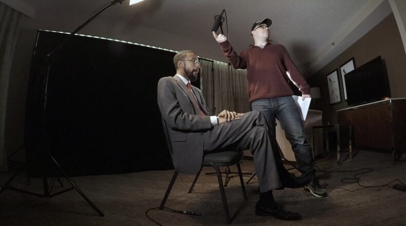 Documentary participant Edward Ahmed Mitchell and director Ric Osuna