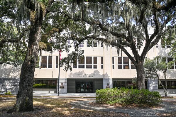 The Juliette Gordon Low Federal Building at 136 Barnard St. on Telfair Square in downtown Savannah, Ga. is among the federal buildings being discussed for potential sale under a Trump administration push to offload real estate. (Sarah Peacock for AJC)