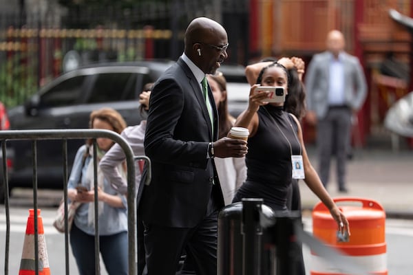 Xavier Donaldson, defense attorney for Sean “Diddy” Combs, arrives at court on Tuesday, July 1, 2025, in New York. (AP Photo/Yuki Iwamura)