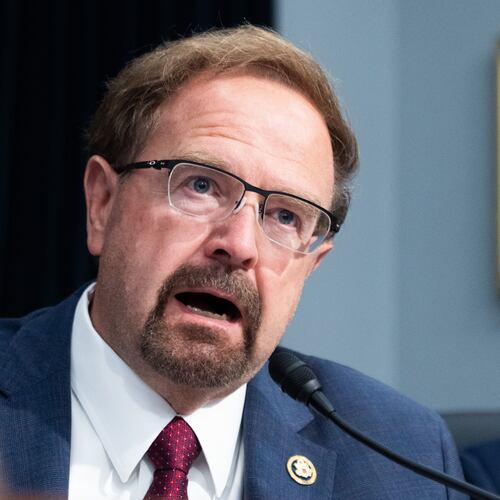 FILE - Rep. Chuck Edwards, R-N.C., asks questions before the House Appropriations Committee, June 2, 2026, in Washington. (AP Photo/Allison Robbert, File)